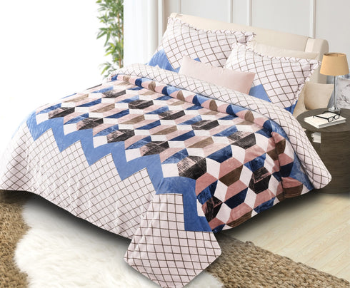 Poland Warm Bedsheet for Winter with Pillow Covers by Florida